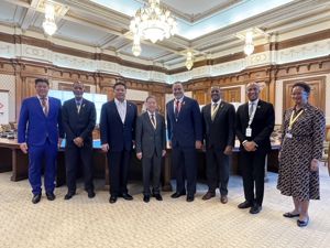 สำนักงาน กสทช. ประชุมหารือทวิภาคีร่วมกับคณะผู้แทนจากเครือรัฐบาฮามาส ณ กรุงบูคาเรส ราชอาณาจักรโรมาเนีย